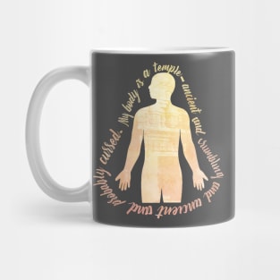 My body is a temple Mug